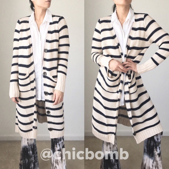 The Hamptons style long knitted cardigan || - Picture 2 of 5